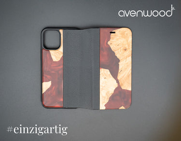 iPhone 12 Mini PORTO COLLECTION FLIPCASE 13031 Rot